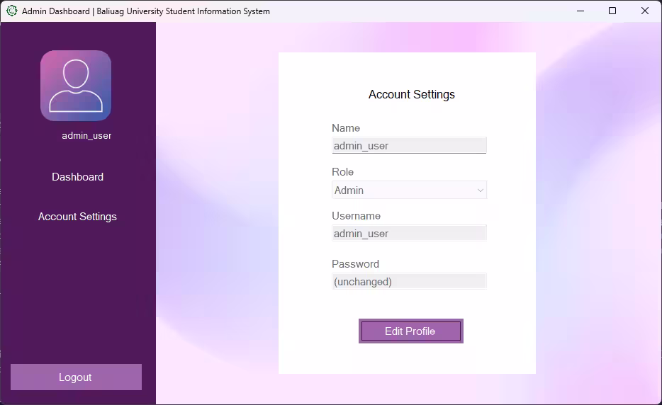 Account Settings